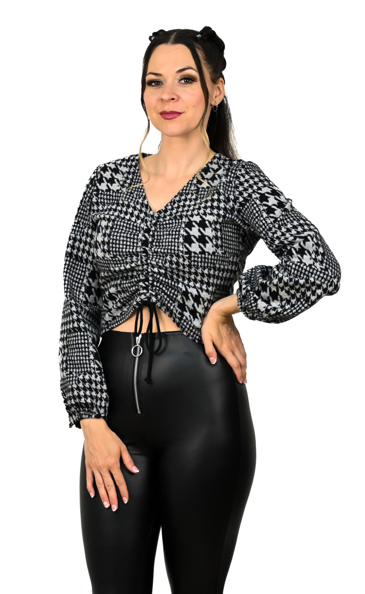 Crop top s dlhým rukávom MarySha